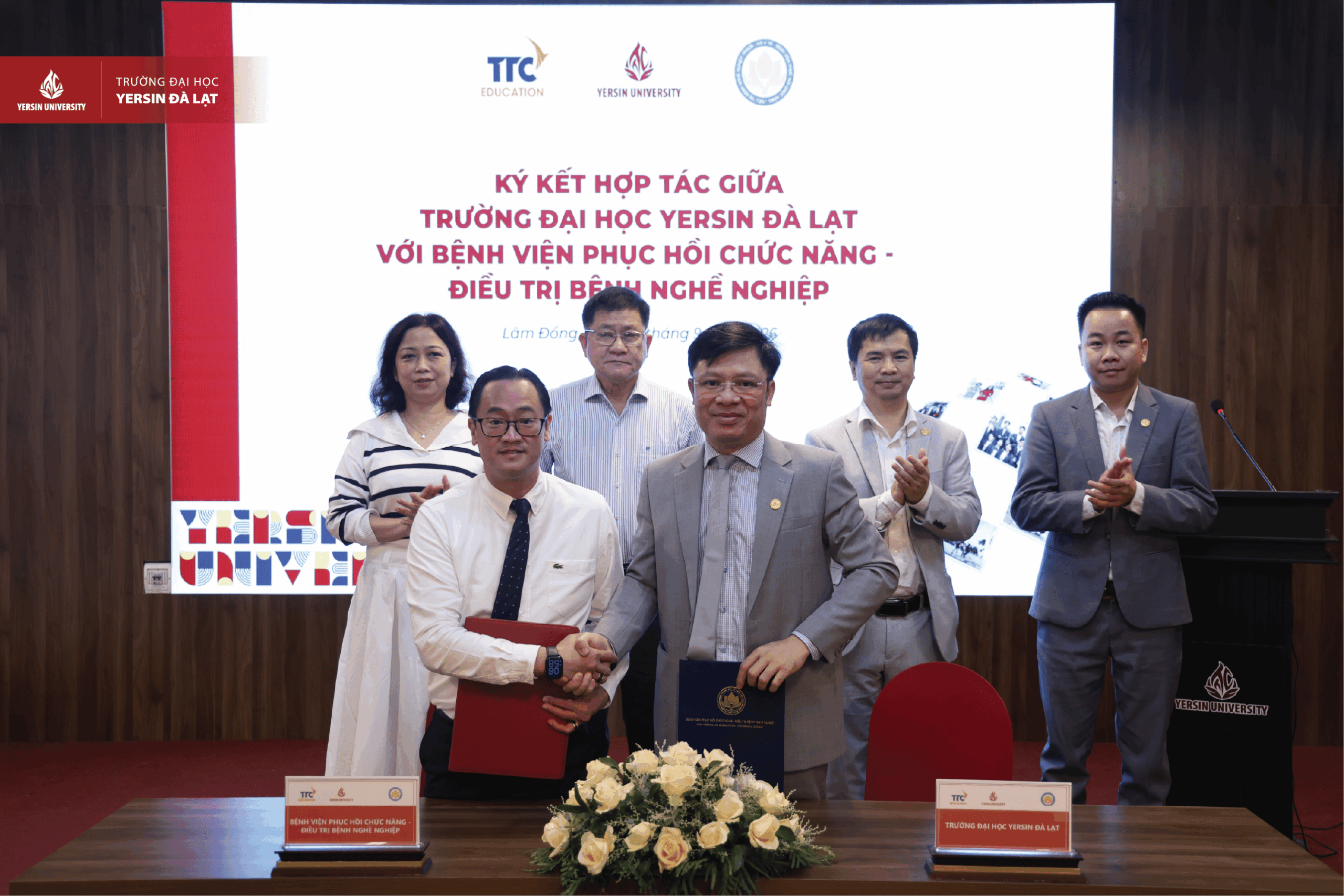 YersinUni ký kết hợp tác với Bệnh viện phục hồi chức năng – Điều trị bệnh nghề nghiệp Tp. Hồ Chí Minh