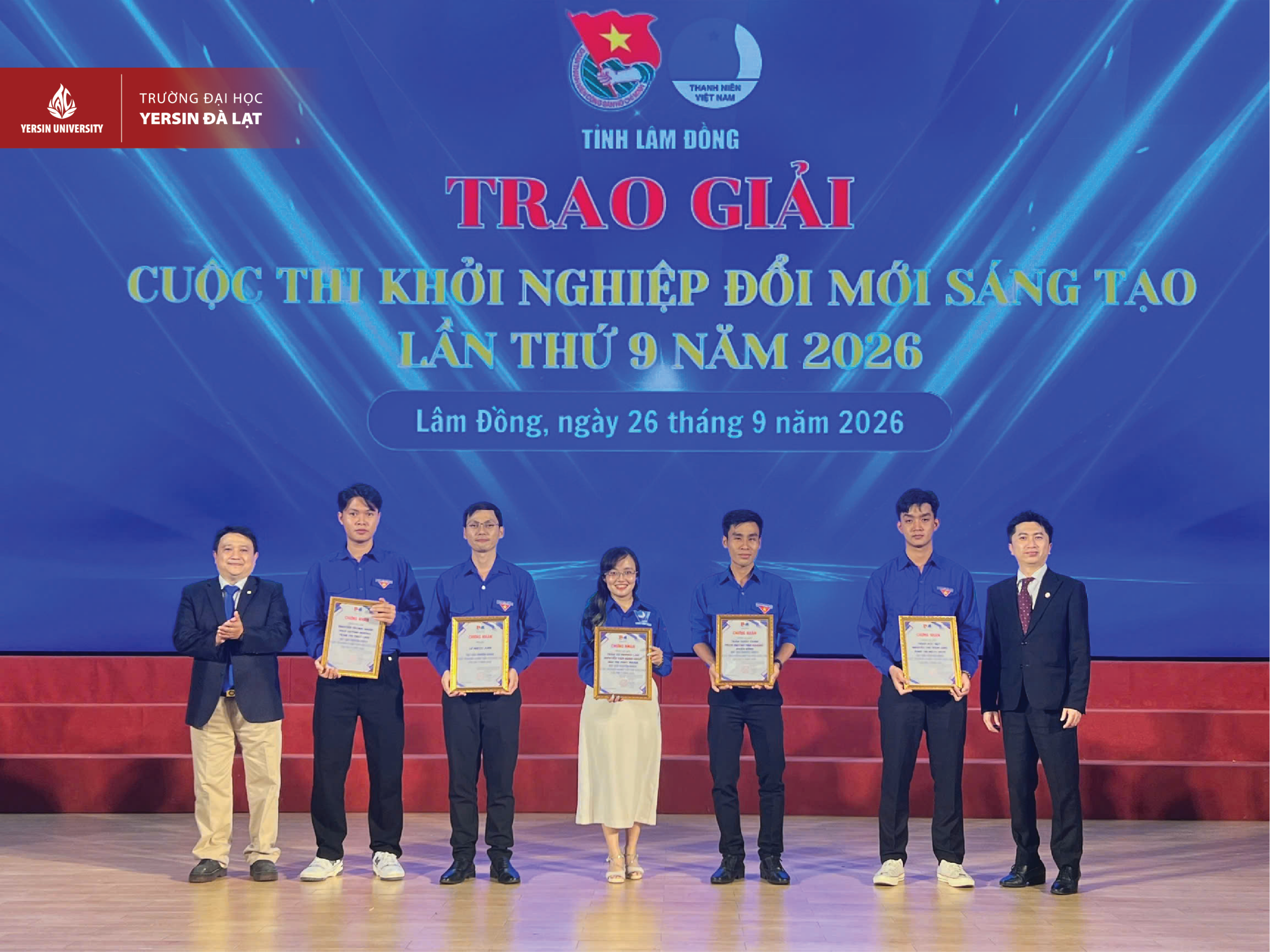 Yersiners gặt hái thành tích tại cuộc thi khởi nghiệp đổi mới sáng tạo tỉnh Lâm Đồng năm 2026