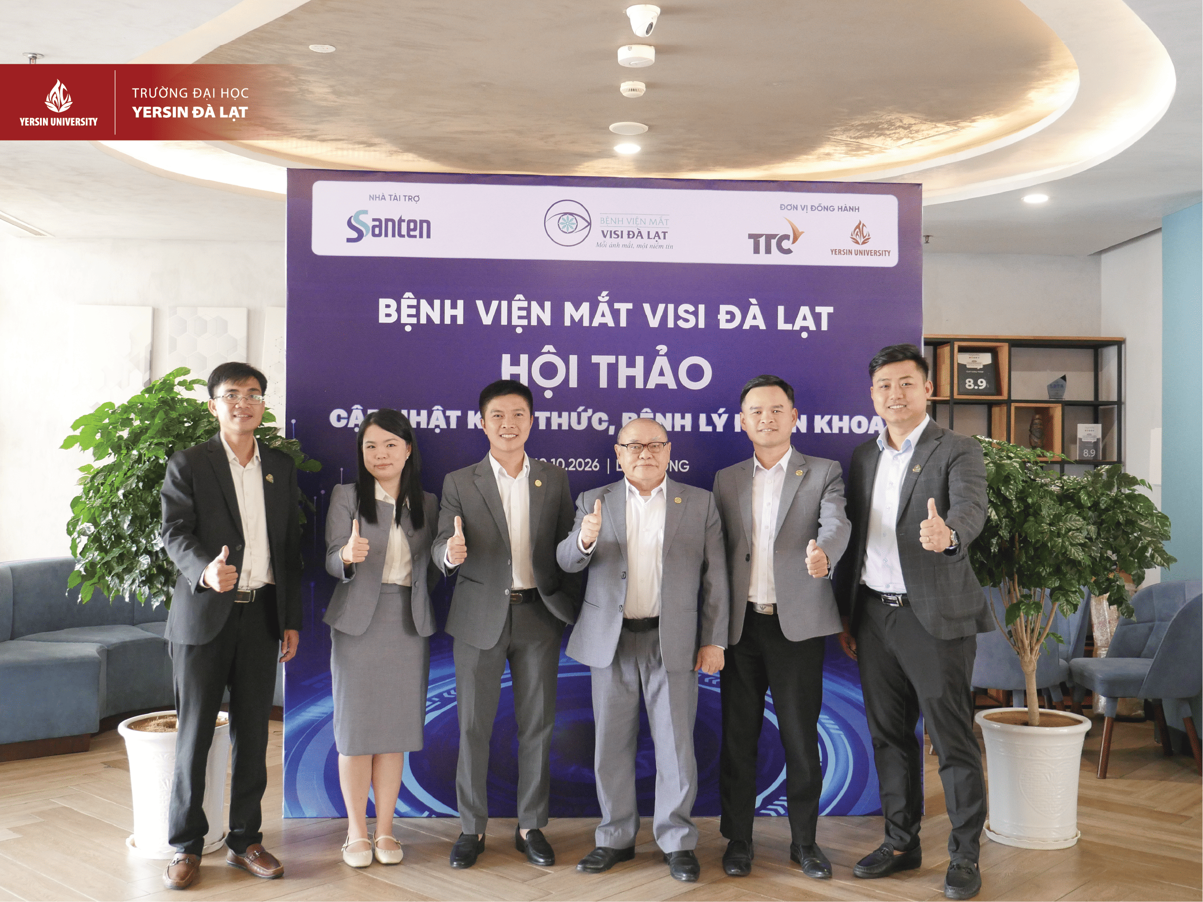 YersinUni cùng bệnh viện mắt VISI mở rộng hợp tác trong lĩnh vực nhãn khoa