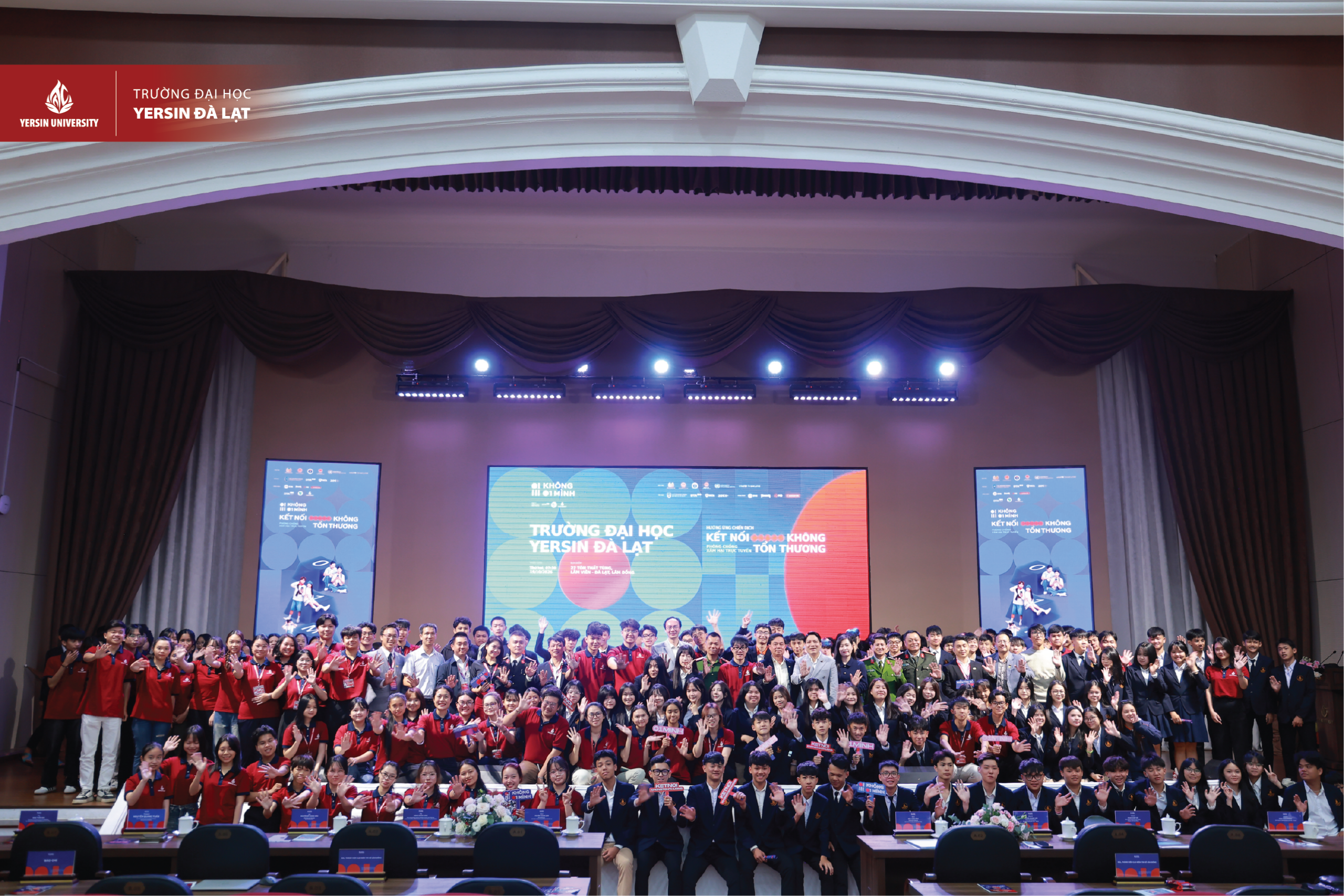 YersinUni hưởng ứng chiến dịch “Không một mình” năm 2026