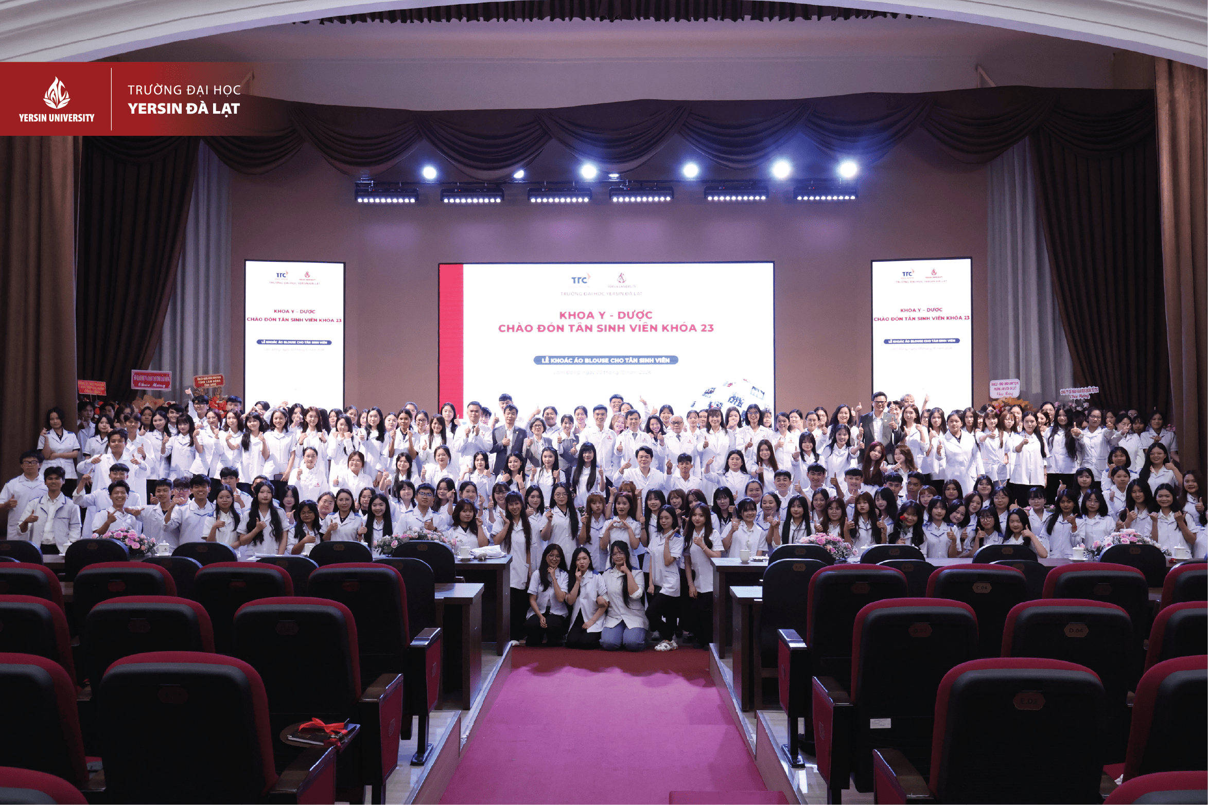 Tân sinh viên Khoa Y – Dược YersinUni sẵn sàng chinh phục ước mơ ngành Y